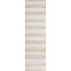 Noosa 555 Natural White 400x80cm Runner - Large Hand Braided Jute Rug