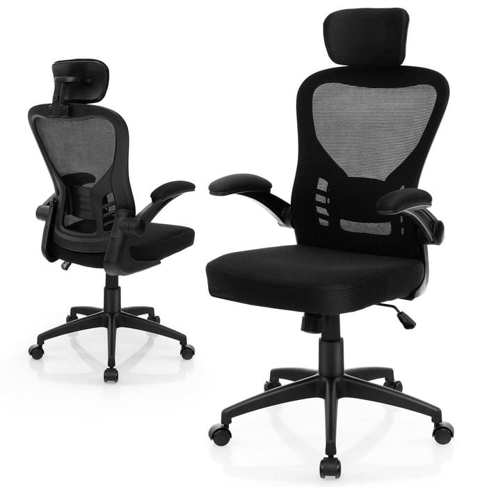 Costway Office Chair Mesh Seat Executive High Back Black