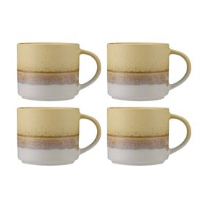 4PK Maxwell & Williams The Mug Club Earthy Mug 370ml - Sand