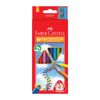 Faber-Castell Triangular Grip Coloured Pencil (Pack of 10)