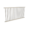 ProtectorAl 0901 - 1799 x 950mm Paperbark Aluminium Flat Top Round Picket Balustrade Panel