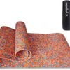 Yogarise 6mm Anti-Skid Yoga Mat with Carry Bag – Eco-Friendly, Water-Resistant, Non-Toxic, Lightweight Marble