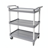 3 Tier Service Cart 1m Length Large Rolling Trolley