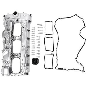 Aluminium Engine Valve Cover For BMW 1 3 5 135i 335i 535i X5 X6 N55 w/Gasket+PCV