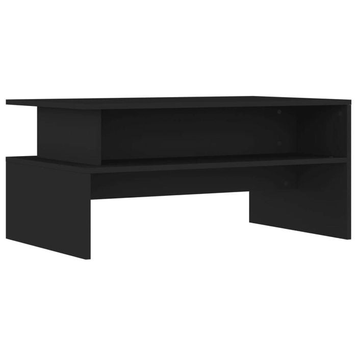 vidaXL Coffee Table Side Table Telephone Tea End Table Black