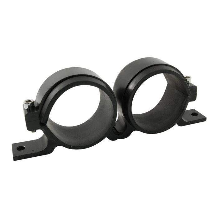 Calflow Dual 60mm Fuel Pump Bracket Suits Bosch 044 Style Pump - Black