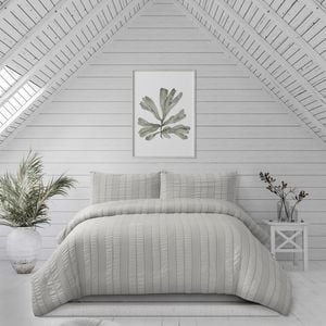Ardor Boudoir King Coastal Grey Sommer Quilt Cover Set