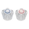 Shaw & Mason Clear Universal Multi Fit Tap Handles - Pair
