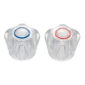 Shaw & Mason Clear Universal Multi Fit Tap Handles - Pair