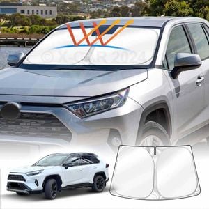 Windshield Sun Shade for Toyota RAV4 Rav 4 XA50 2019-2025 Blocks UV Rays Foldable Custom Wind Screen