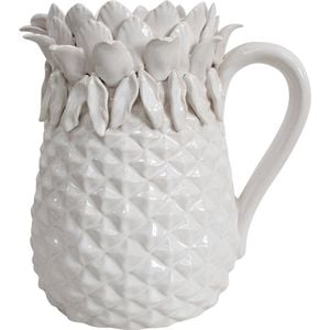 LVD Pineapple Jug Ivory Decorative Tableware/Serveware Home Kitchen