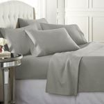 Ramesses 1500TC 100%  Egyptian Cotton Sheet Set | Pure Cotton Sheets | Double - Grey