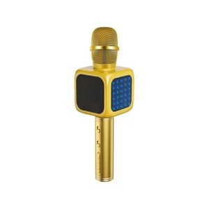 True Sound Party Music 27cm Wireless Karaoke Microphone - Gold