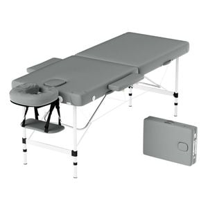 Zenses Massage Table Portable 2 Fold Bed Beauty Therapy 55cm