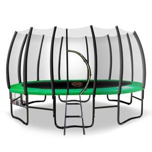 Kahuna Twister 12ft Springless Trampoline - Green