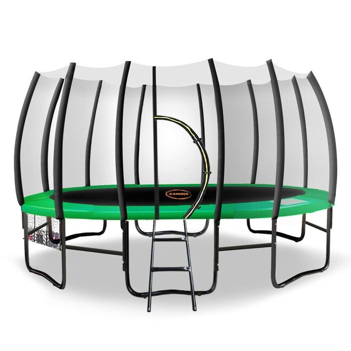 Kahuna Twister 12ft Springless Trampoline - Green