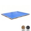 Topone double sided 7ft/8ft table top conference table/dinner table-black/walnut /table tennis 15mm - walnut, 7ft top