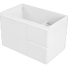 CIBO Tonic 750mm Gloss White Wall Hung Vanity - Cabinet Only