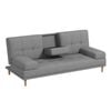 Mendoza Sofa - Grey 2-in-1 With Drink Holder And Storage Grey