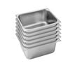 SOGA 6X 1/2 GN Pans Stainless Steel 15cm Deep