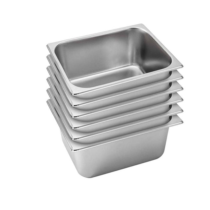 SOGA 6X 1/2 GN Pans Stainless Steel 15cm Deep