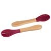 Tiny Dining Bamboo Baby Weaning Fork & Spoon Set