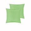 Peppermill Pair of Satin European Pillowcases Apple