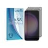 2 Pack MEZON Samsung Galaxy S23+ (6.6") Privacy Anti-Spy Full Cover Tempered Glass