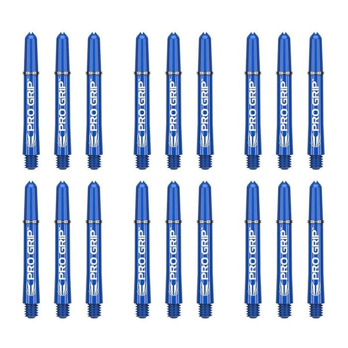 18pc Target Pro Grip Nylon Shaft Replacement Dart Accessory Intermediate Blue