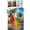 Lego Ninjago Kids Cotton Quilt Cover Set - Single Bed Size