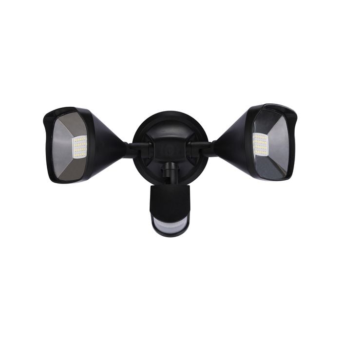 Solar Magic 2000lm Twin Head Solar Security Light Bunnings Australia