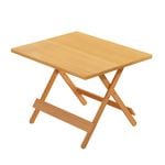 MIUZ Foldable Bamboo Table Folding Desk Portable Table Dining Living Room
