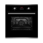 Kleenmaid 60cm 75L Black Glass 5 Function Built In Oven