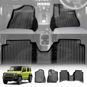 3D Car Mats for Suzuki Jimny XL 5-Door Auto Transmission 2023-Onwards All Weather Floor Liner