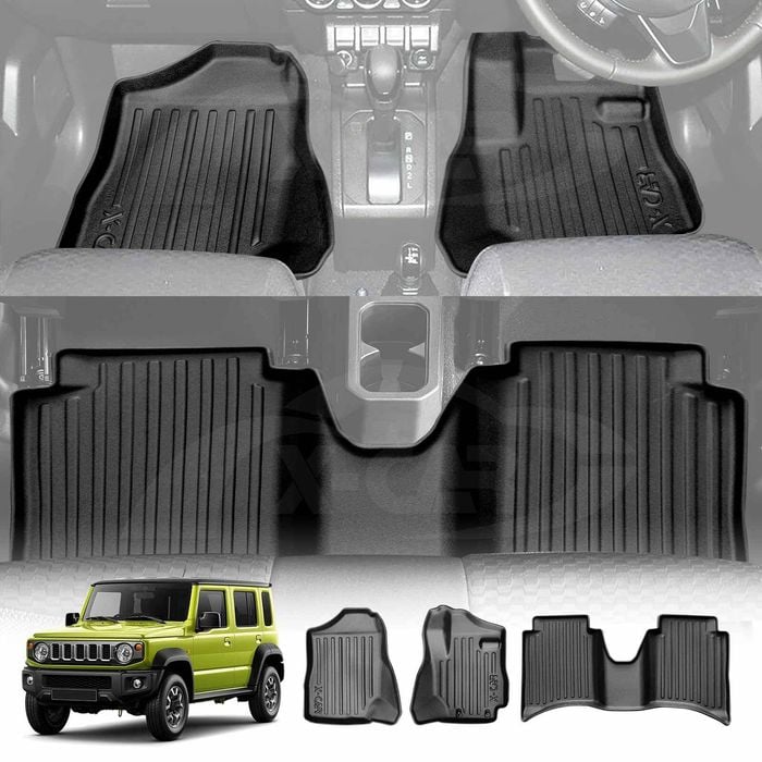 3D Car Mats for Suzuki Jimny XL 5-Door Auto Transmission 2023-Onwards All Weather Floor Liner