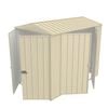 Build-a-Shed 1.5 x 2.3 x 2.3m Gable Double Hinged Side Door Shed - Cream