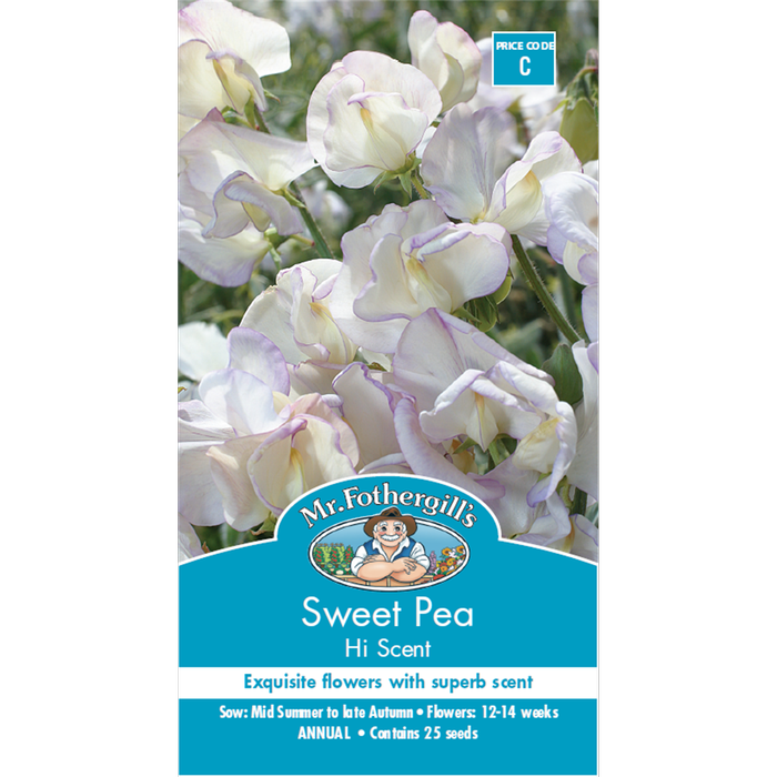 Mr Fothergill's Hi Scent Sweet Pea Flower Seeds