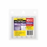 UNi-PRO 100mm Little Ripper Microfibre Mini Roller Covers 10 Pack 4mm Nap