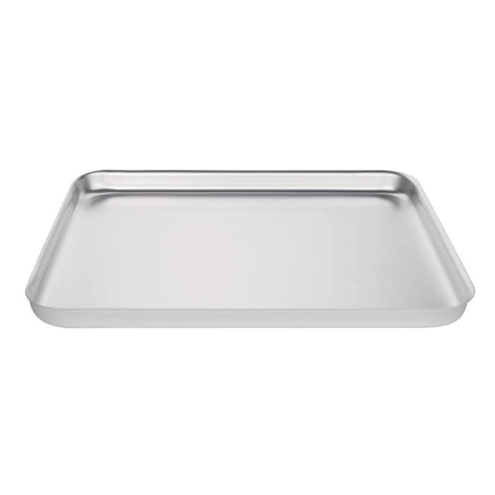 Vogue Aluminium Bakewell Pan Heavy Duty Baking Tray 520x420x40mm K436
