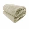Bloomington Faux Mink Throw Rug 127 x 152 cm Tan
