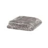 350gsm Soft Plain Faux Mink Blanket Single / King Single 160x220 Cm Stone