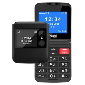 Opel Mobile Flip Fold 4G 2.4" 128MB/64MB - Black [OPE221010]