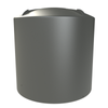 Melro Tanks 10000L Slate Grey Round 10100 Poly Water Tank