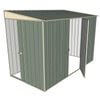 Build-a-Shed 1.5 x 3 x 2m Single Hinged Side Door Skillion Shed - Green