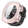 PC Full Cover Screen Glass Protector Shell Case - For Samsung Galaxy Watch 7th Ultra 47mm (Rose pink)