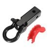 Bunker Indust Recovery Hitch Receiver Bonus Bow Shackle Tow Bar Aluminum 4.75t Off Road 4x4 4wd