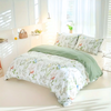 Dreamfields Double Green Roost Quilt Doona Duvet Cover Set