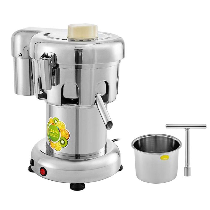 VEVOR Juice Extractor Machine Silver 370W Stainless Steel Heavy Duty Professional