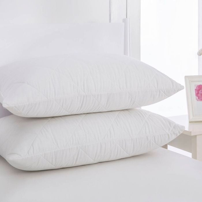 Dreamaker Quilted Wool Filled Pillow Protector