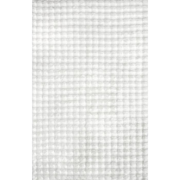 The Rug Connection Pop Snow White 160x100cm - Small Pet Friendly Washable Indoor Floor Rug